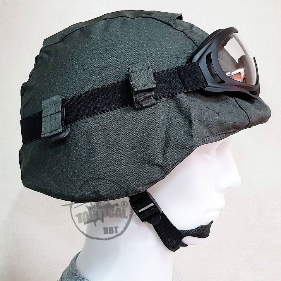 ผ้าคลุมหมวกคอบร้า มีสายรัดแว่น ช่องใส่แผนที่