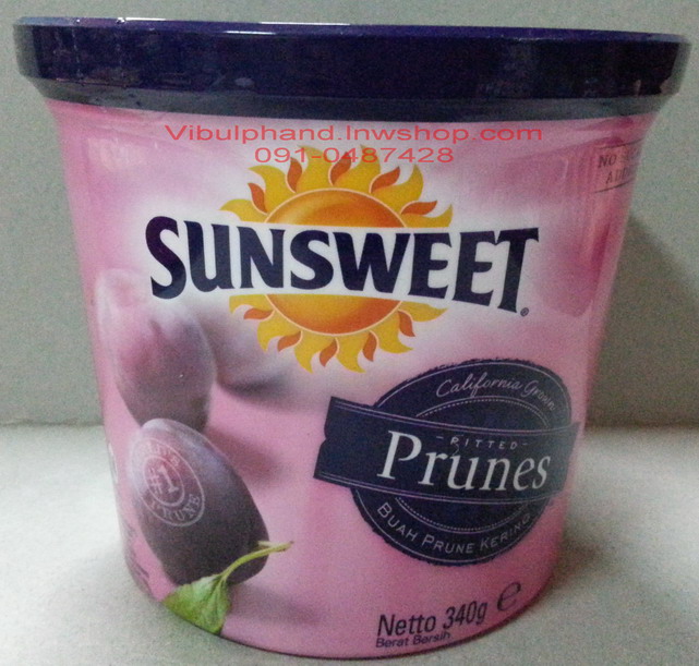 SUNSWEET PRUNES ซันสวีท ลูกพรุนไม่มีเมล็ดไม่ผสมน้ำตาล
