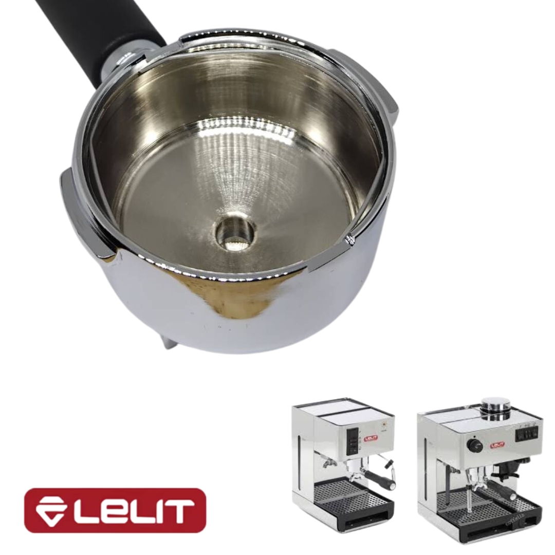 อะไหล่แท้ ด้ามชงกาแฟ Lelit PL041/042 ขนาด 57 มม.ชนิดทางน้ำไหลแบบ 2 ทาง รหัส 0400