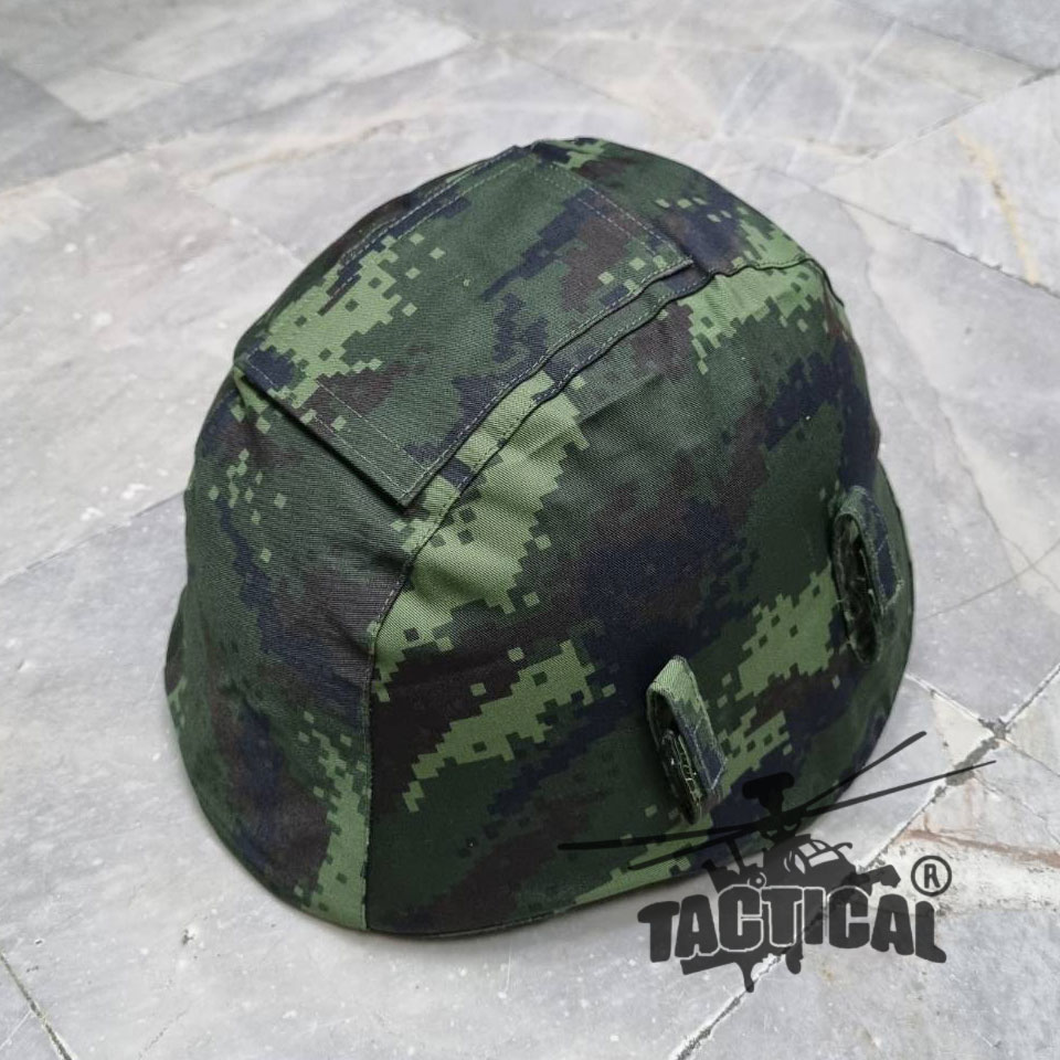 ผ้าคลุมหมวกคอบร้า มีสายรัดแว่น ช่องใส่แผนที่