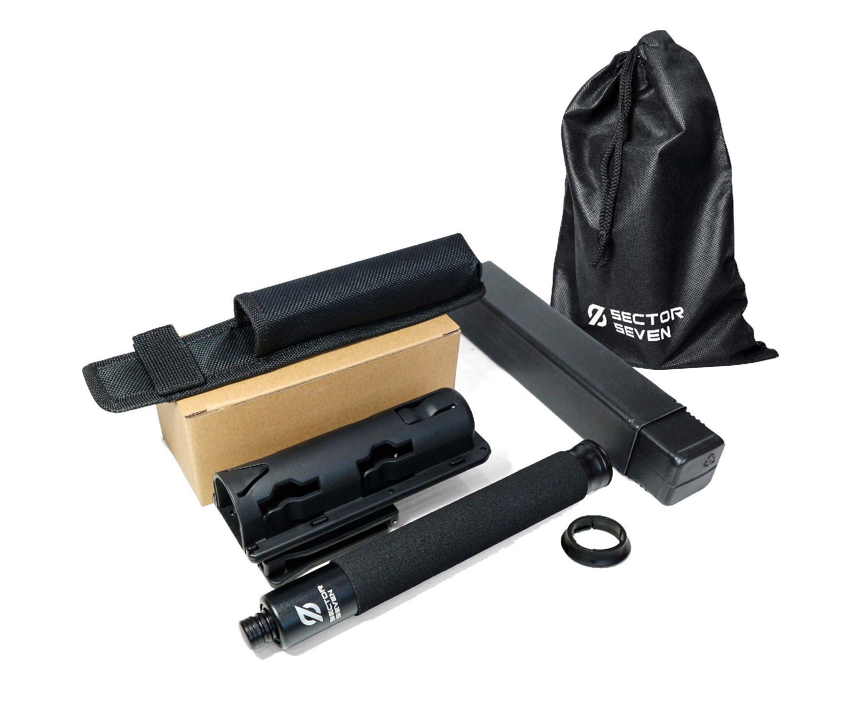 ดิ้วกดตูด 20 นิ้ว + ซองไฟเบอร์ ทน เก็บง่าย (ของแท้ Sector Seven)