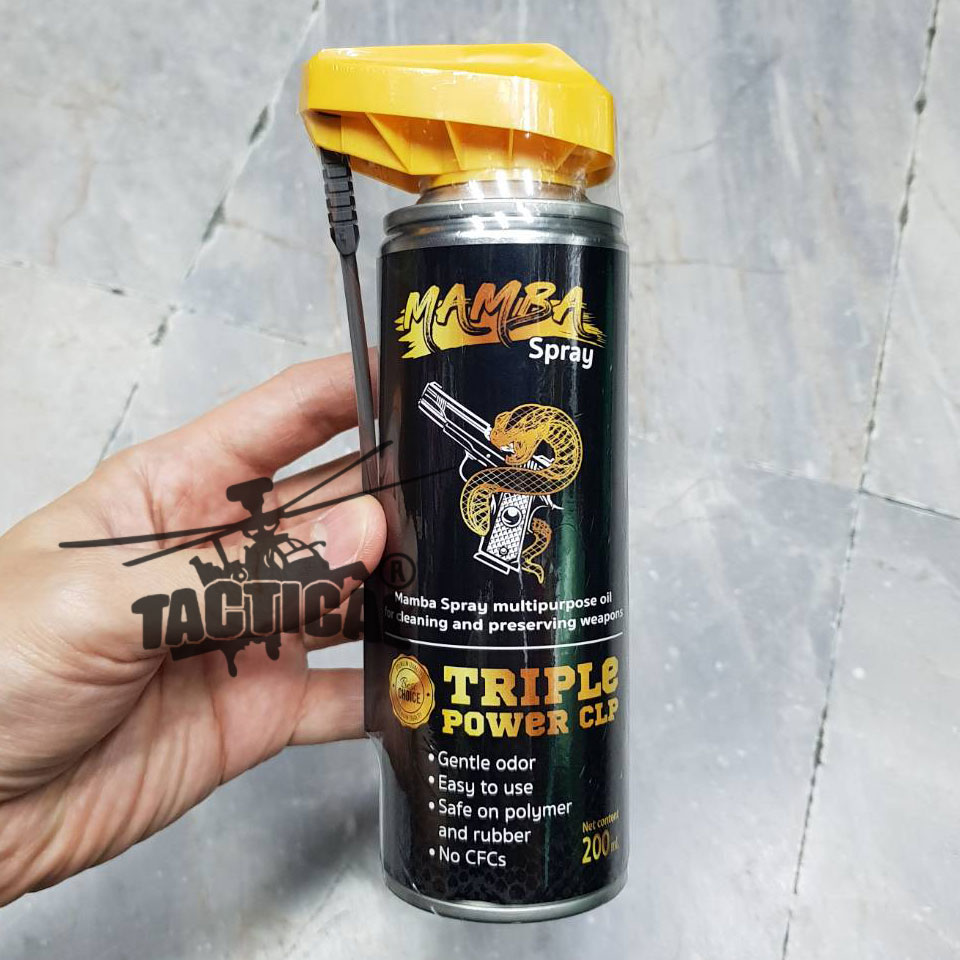 น้ำยาล้างทำความสะอาดปืน แมมบ้าสเปรย์ (Mamba Spray)