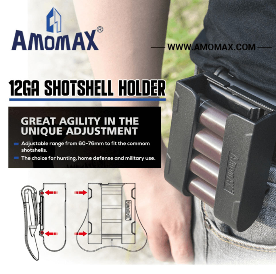 ซองแม็กลูกซอง 12GA Shotshell Holder ยี่ห้อ Amomax