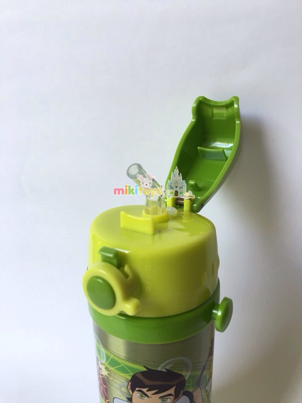 กระติกน้ำเก็บอุณหภูมิ BEN10 เบนเทน สีเขียวสุดเท่ห์ ขนาด350ml.