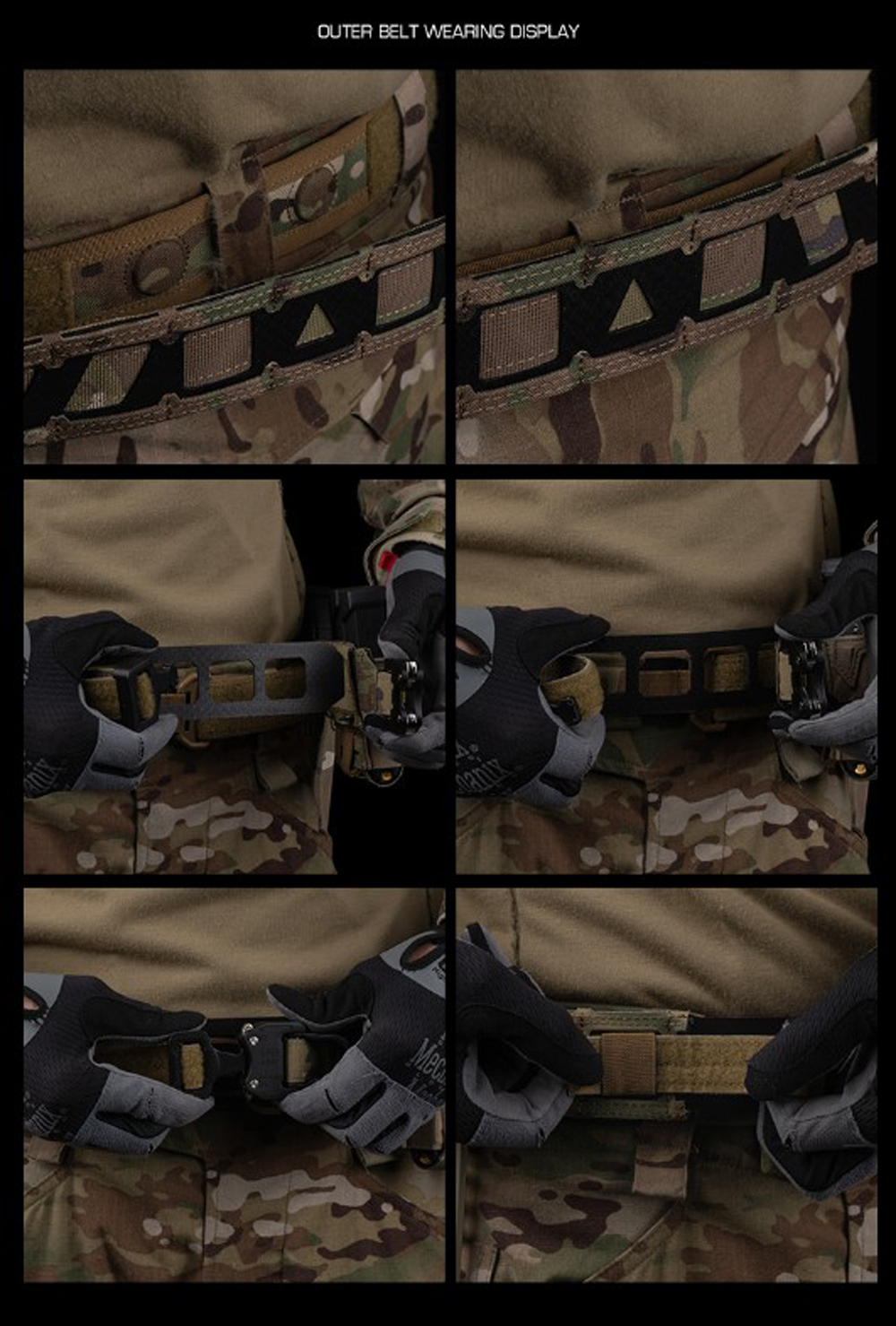 เข็มขัดแม่เหล็กยุทธวิธี 2 ชั้น (Magnetic Battle Belt)