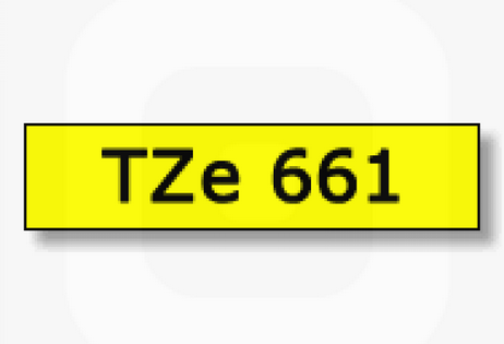 เทปพิมพ์อักษร TZE-661