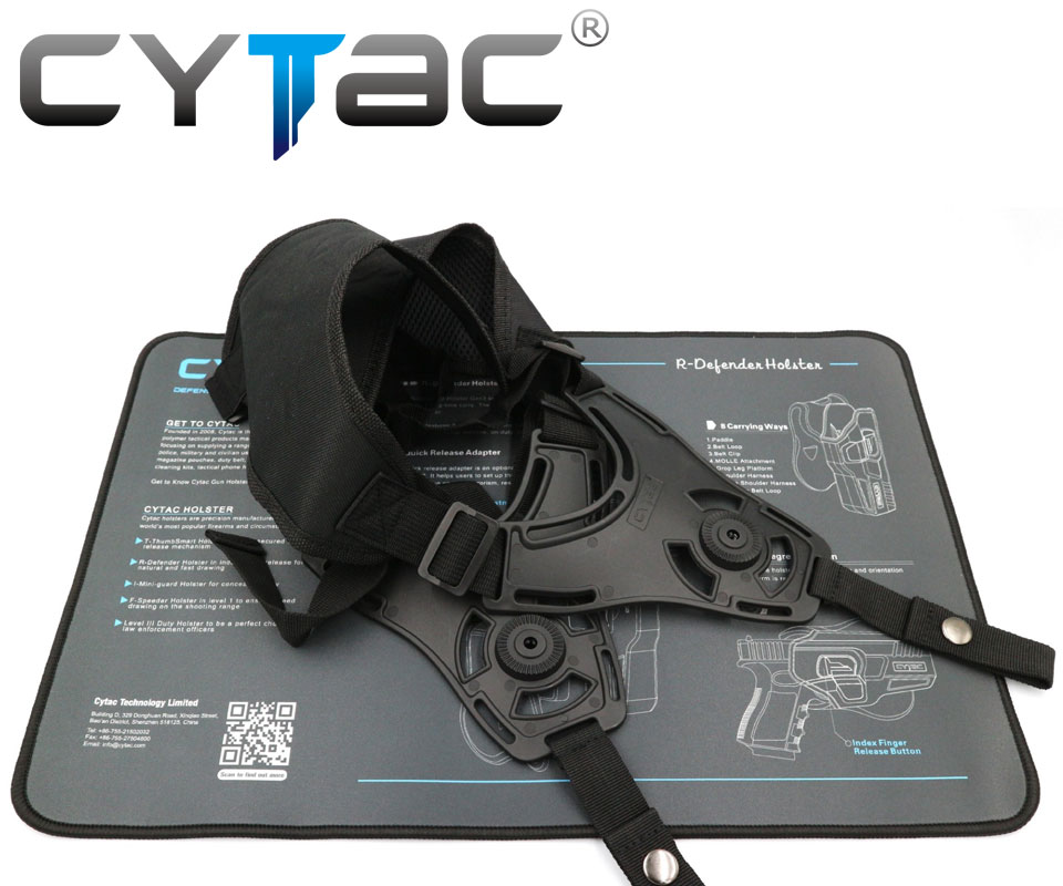 (ของแท้) เพลทสะพายไหล่คู่ ติดกับซองปืน ซองแม็ก Cytac (CY-SHH)