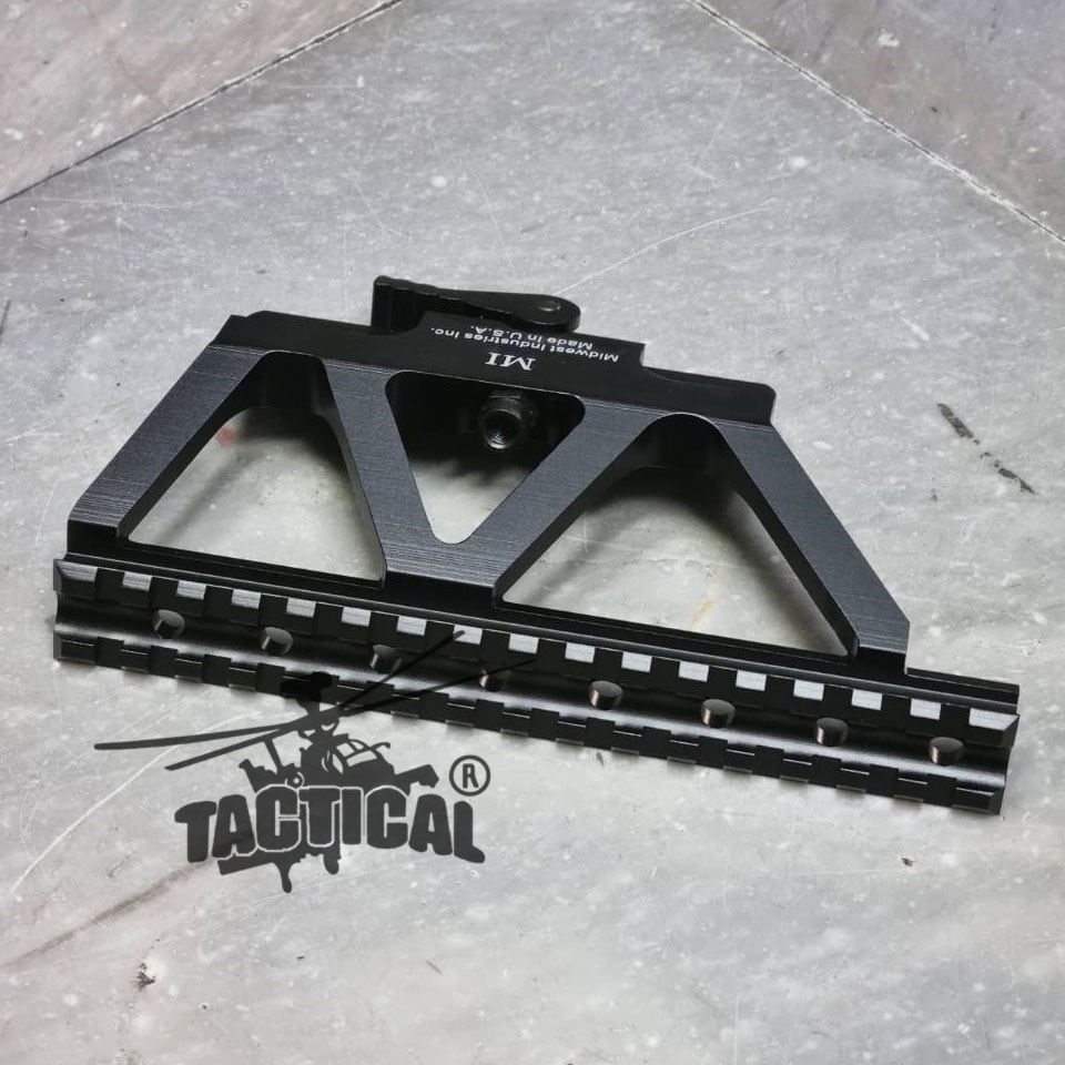 รางเสริมปลดไว AK47 (ฟันปลา) ยึดด้านข้างบอดี้