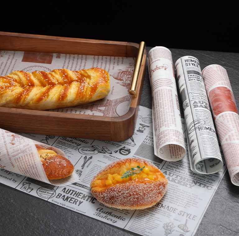 กระดาษไขรอง-ห่ออาหาร ขนาด 28x38 ซม. แพ็ค 50-100 ชิ้น