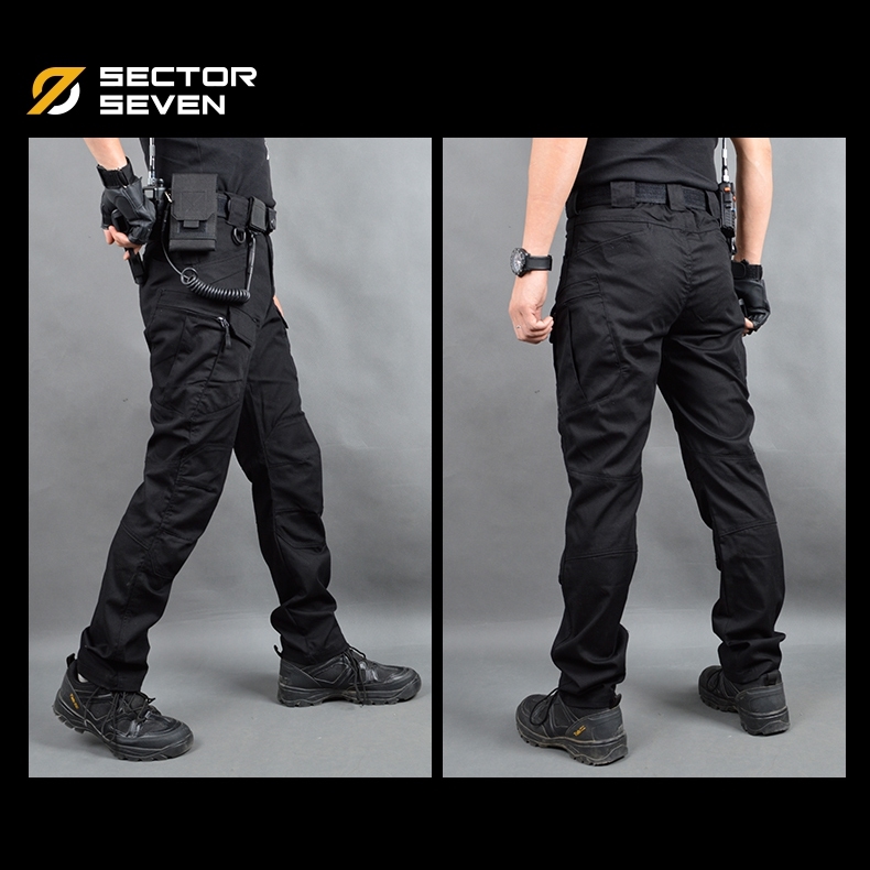 กางเกง Sector Seven IX7C ดำ ผ้าเบา ยืด กันน้ำ (ของแท้) 4 สี