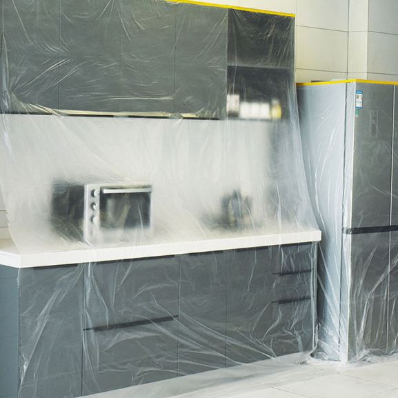 พลาสติกกันฝุ่น กันเปื้อนระหว่างการก่อสร้าง