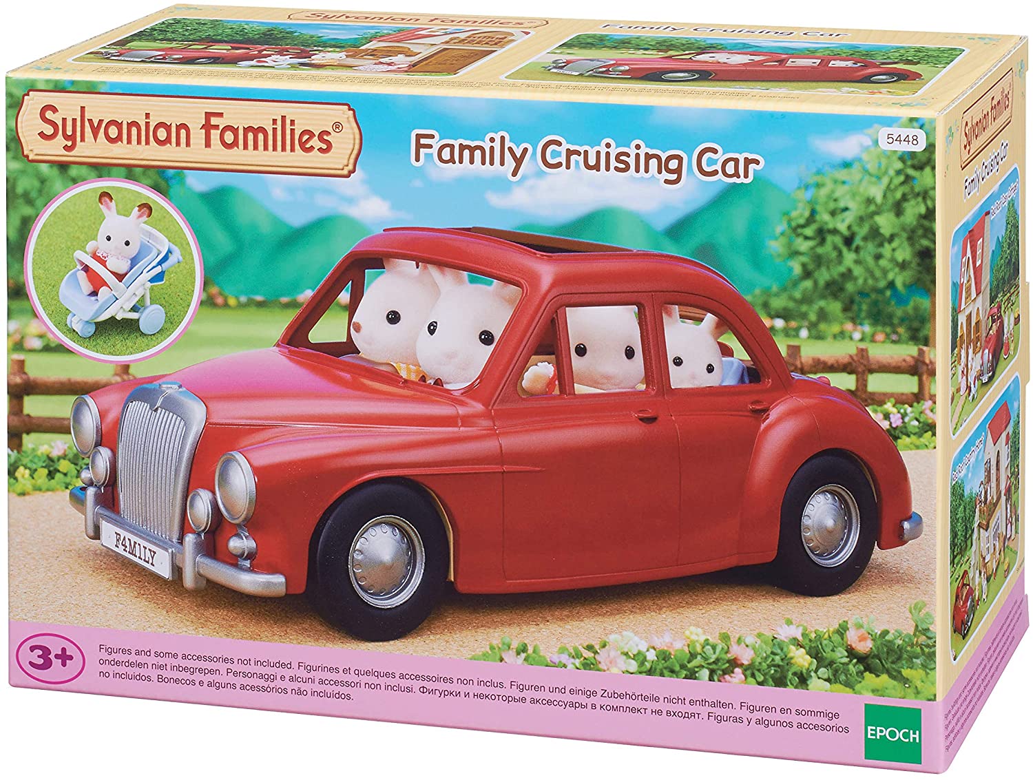 Sylvanian Families Cruising car ซิลวาเนียน แฟมิลี่ รถครอบครัวเปิดประทุน คันใหญ่สีแดง