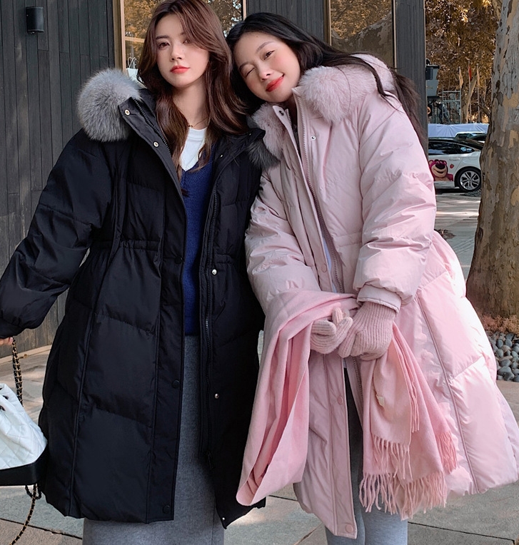 2324-0042 เสื้อแจ๊คเก็ตไซส์ใหญ่ ขนเป็ดจ้า มีเฟอร์ Hood