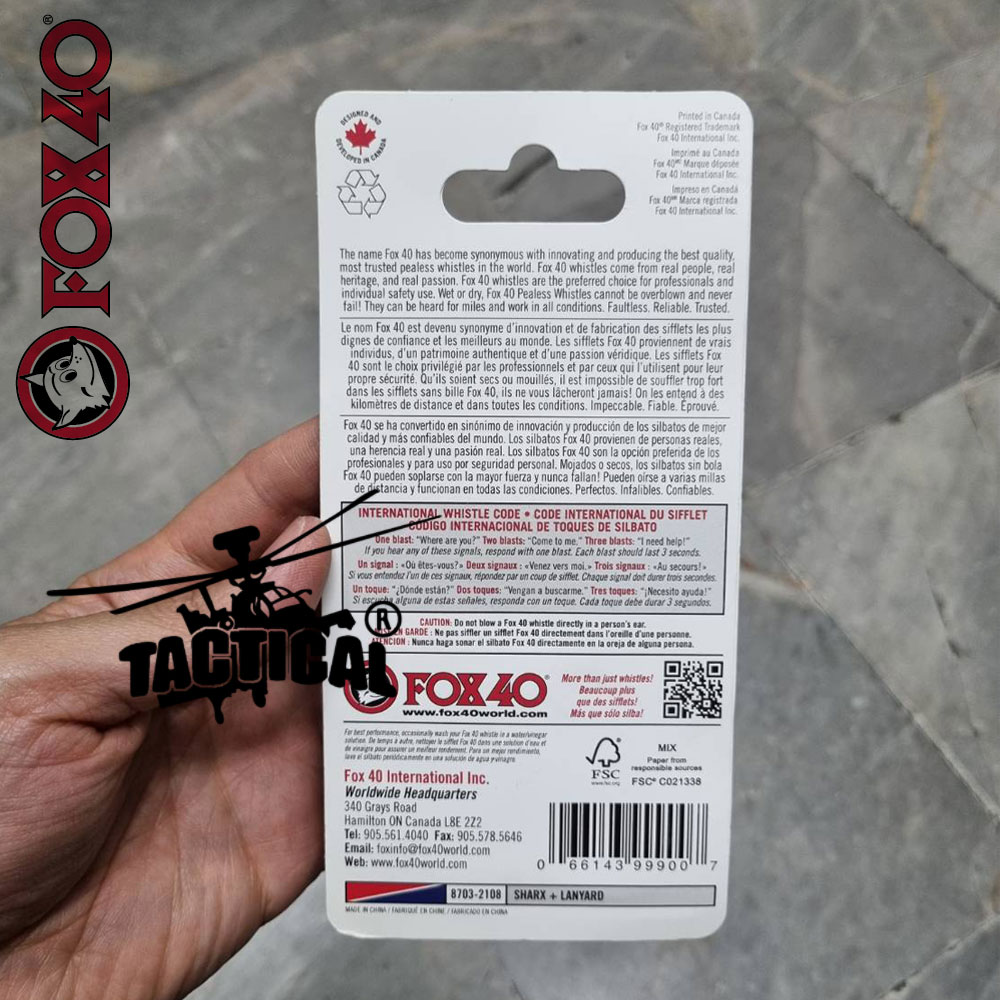นกหวีด Fox 40 รุ่น SHARX (งานแท้)