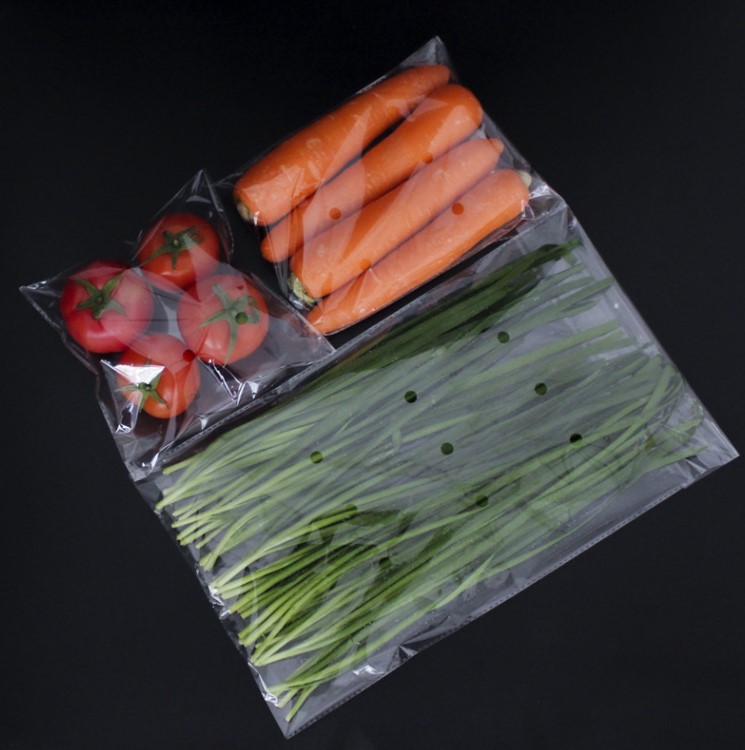 ถุงใส่ผัก-เบเกอรี่ เจาะรูแบบหายใจได้ (Breathable) ช่วยรักษาความสดใหม่ให้ถึงที่สุด