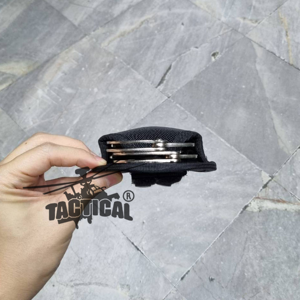 ซองกุญแจมือผ้า ติดเวส เข็มขัดได้ (ใส่ได้ทั้งบานพับและแบบโซ่)