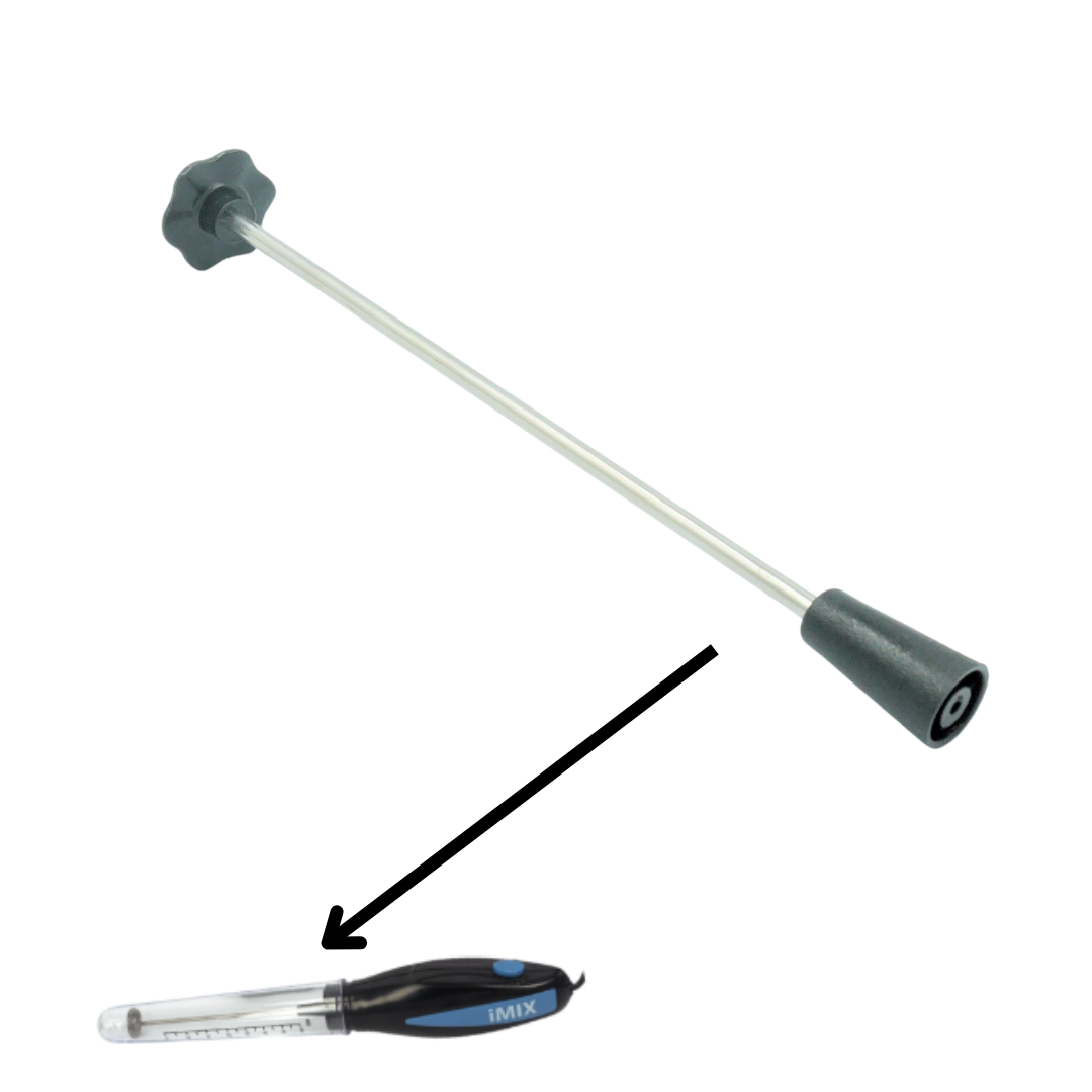 อะไหล่ก้านตีผสม ABS สีดำ สำหรับละลายผงโกโก้ผงชามัชชะผงนมของเครื่องตีฟองนม ไอมิกซ์ I-MIX 1610-380 รหัส 0776