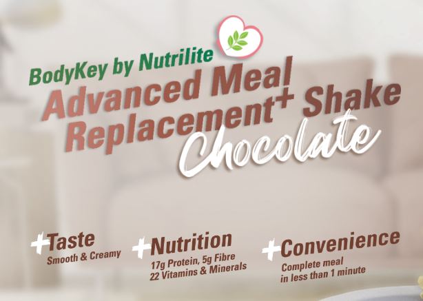 BodyKey by Nutrilite Meal Replacement Shake (Chocolate) บอดี้คีย์ รสช๊อกโกแลต อาหารเสริมลดน้ำหนัก ด้วยวิธีทดแทนมื้ออาหาร