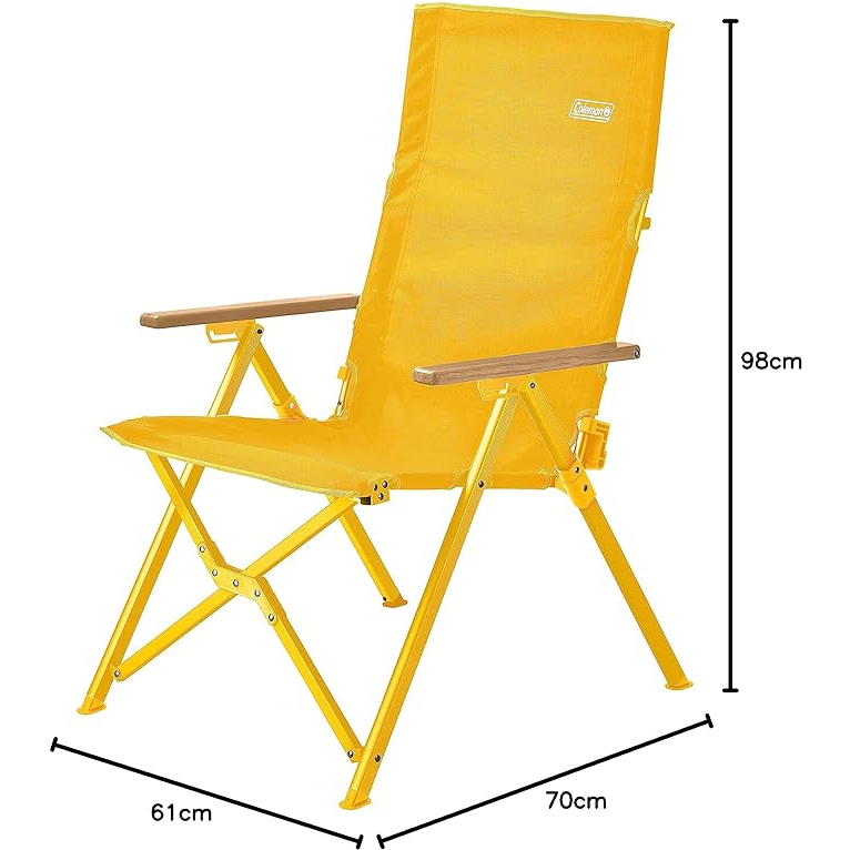 COLEMAN Lay Chair Yellow Limited amazon 2195980 โคลแมน เลย์แชร์ เก้าอี้พับปรับระดับได้3ระดับ สี เหลือง รุ่น ลิมิเตด