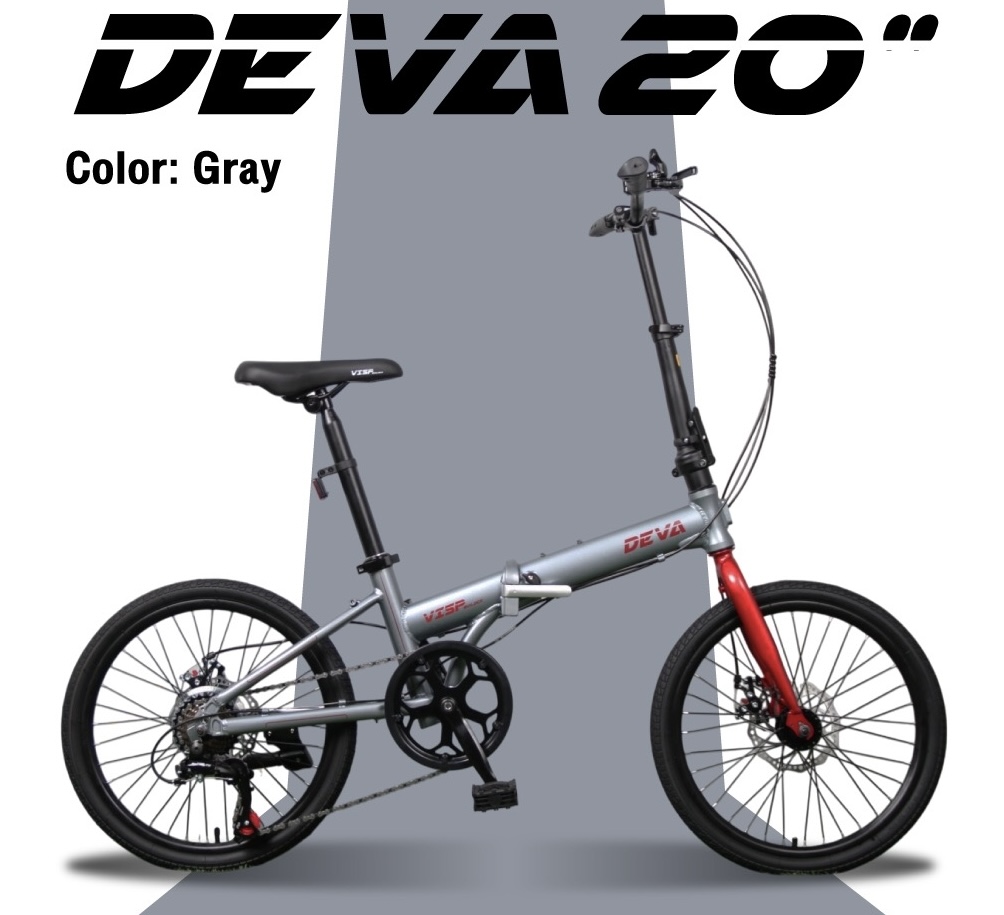 จักรยานพับได้ VISP DEVA 20นิ้ว เฟรมอลูมิเนียม 7 สปีด