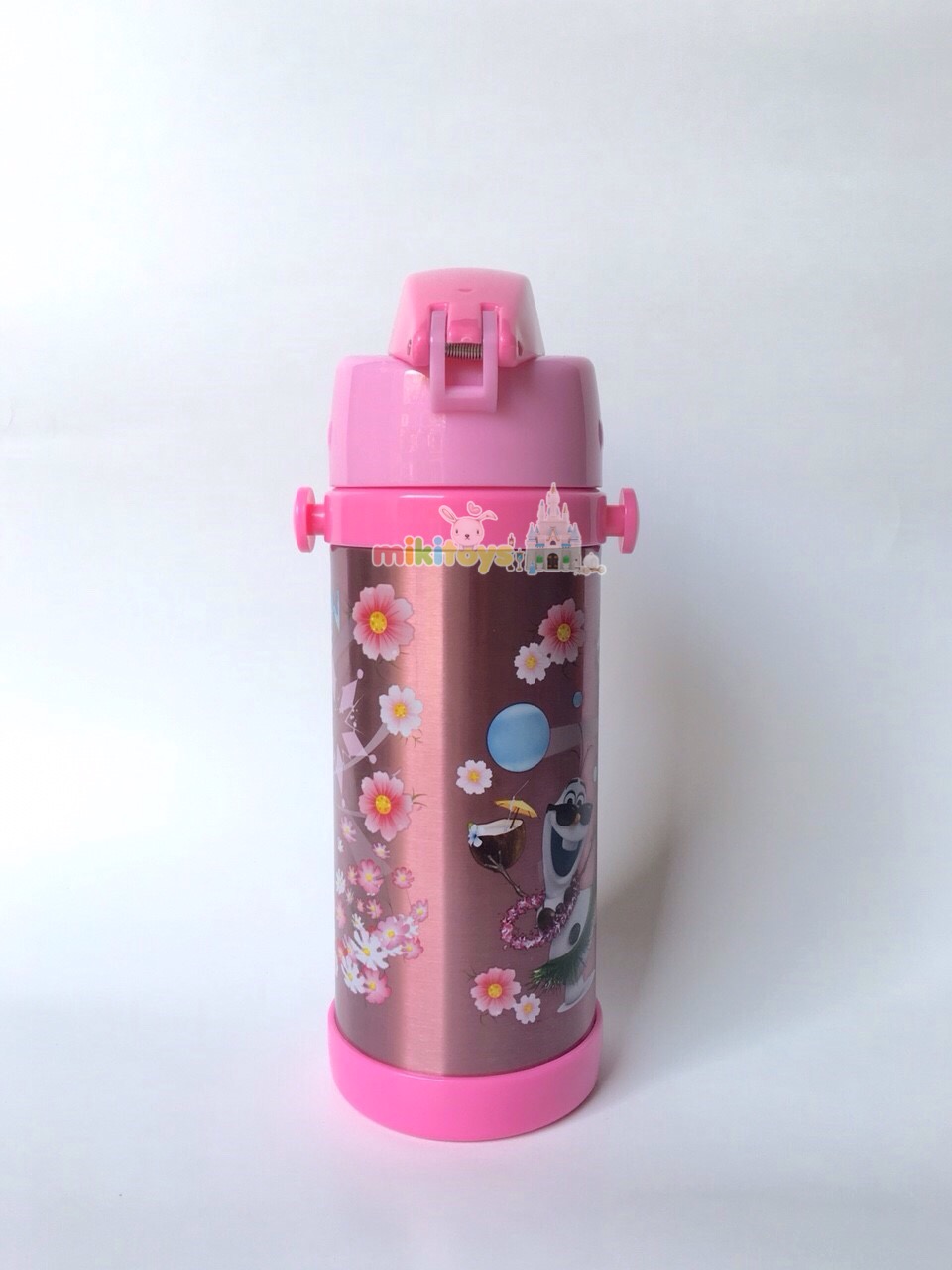 กระติกน้ำ มาย ลิตเติ้ลโพนี่ My little Pony~PINK (Rainbow Power)สีชมพู ขนาด350ml. รุ่นกดแล้วฝาเด้ง พร้อมตัวล็อค2ชั้น