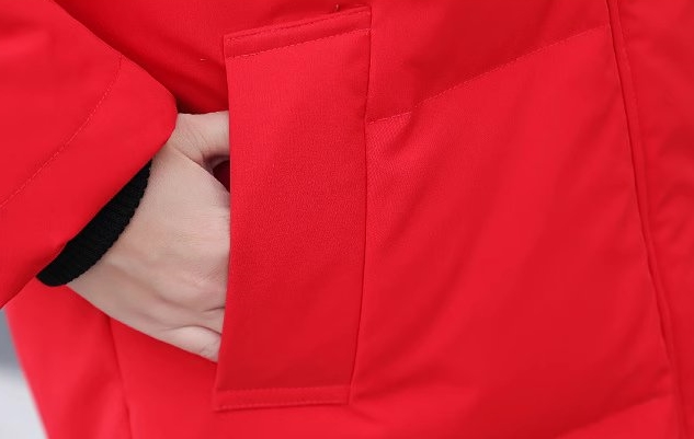 2324-0096 โค้ทยาวไซส์ใหญ่ บุขนเป็ด มีHood จ้า