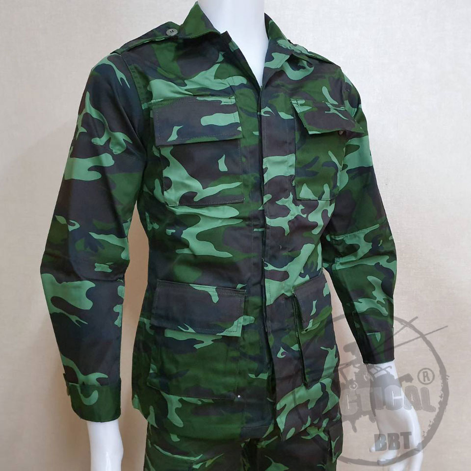 ชุดเวสพรางทบ.เก่า 4 กระเป๋าตรง