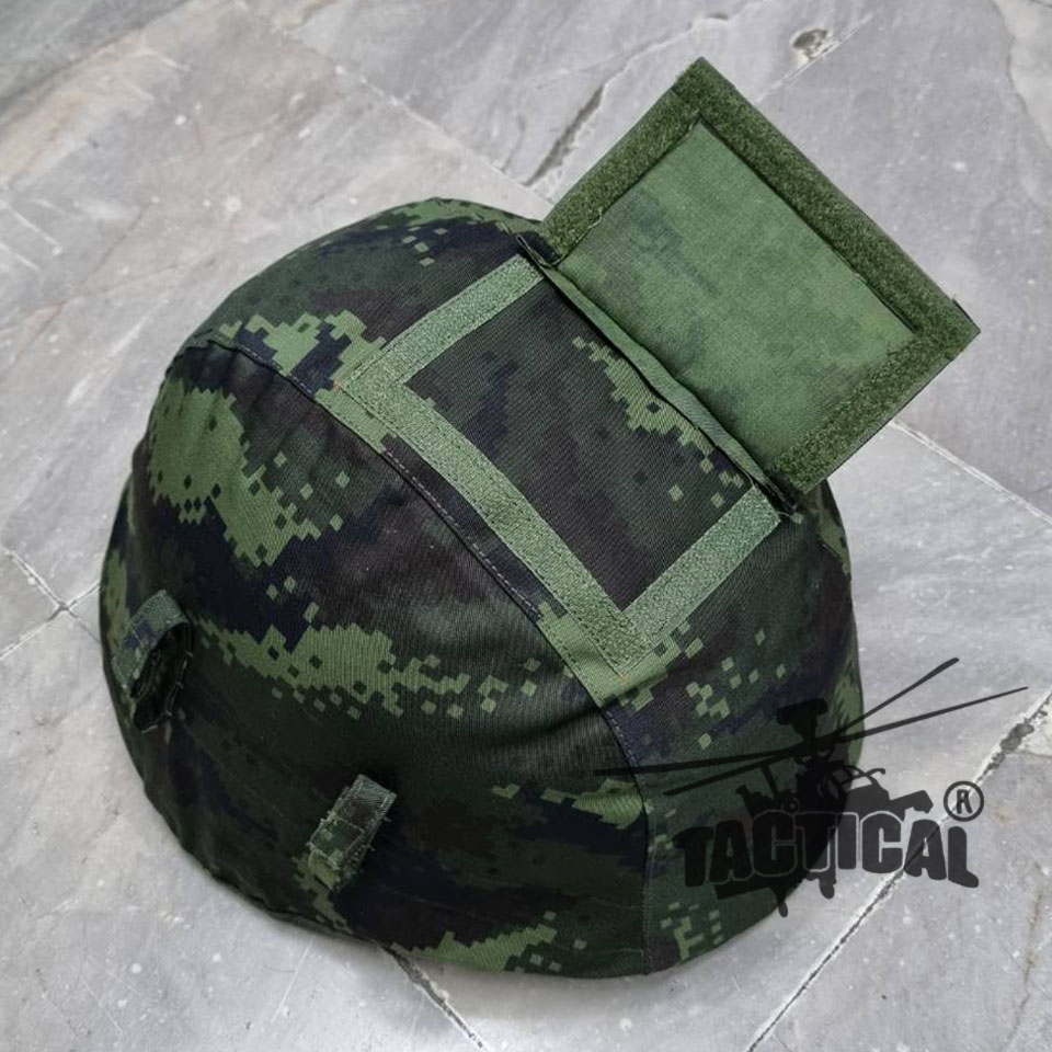 ผ้าคลุมหมวกคอบร้า มีสายรัดแว่น ช่องใส่แผนที่