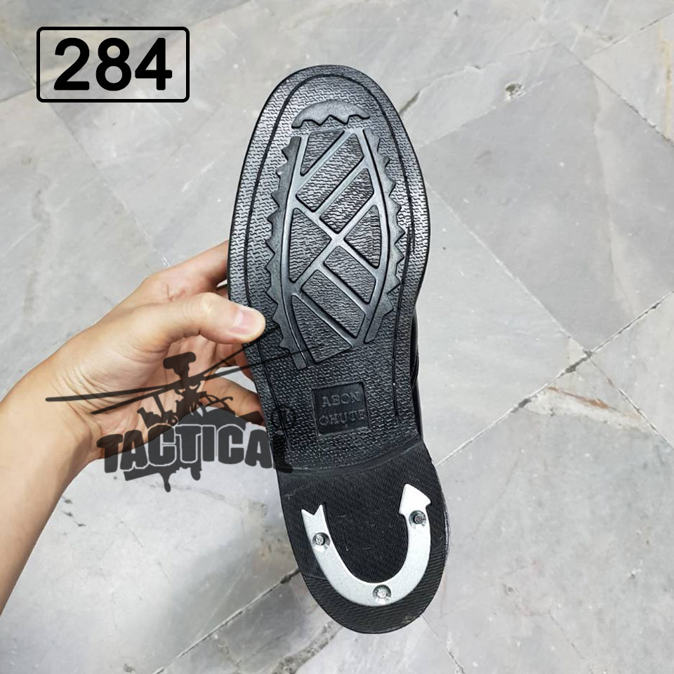 รองเท้าฮาฟสั้น หนังแก้ว 284 ซิปคู่