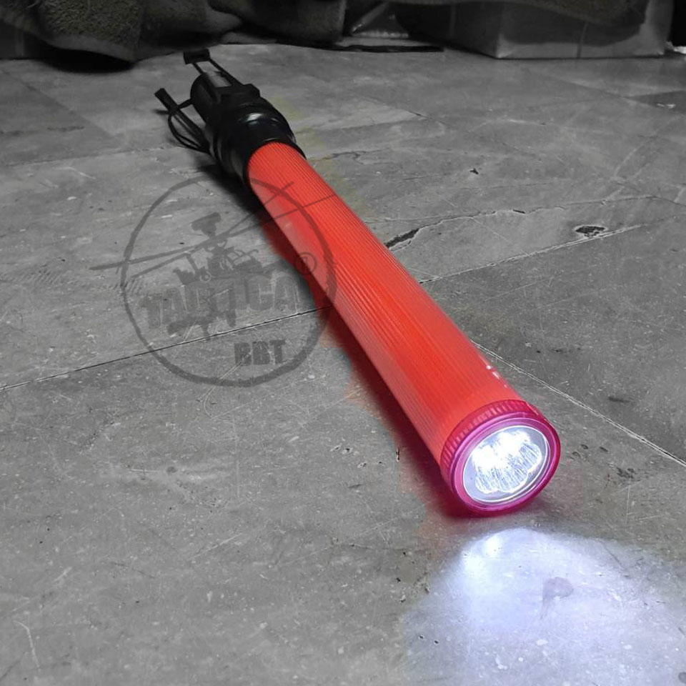 กระบองไฟจราจร มีขาตั้ง