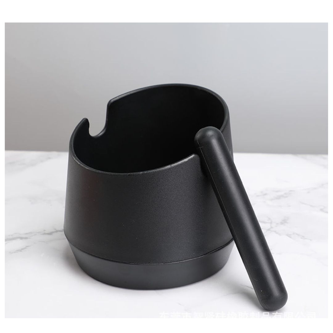 ถังเคาะกากกาแฟ ABS Knockbox สูง 15 ซม. (อ่างเคากากกาแฟ พลาสติก) สีดำ รหัส 2434