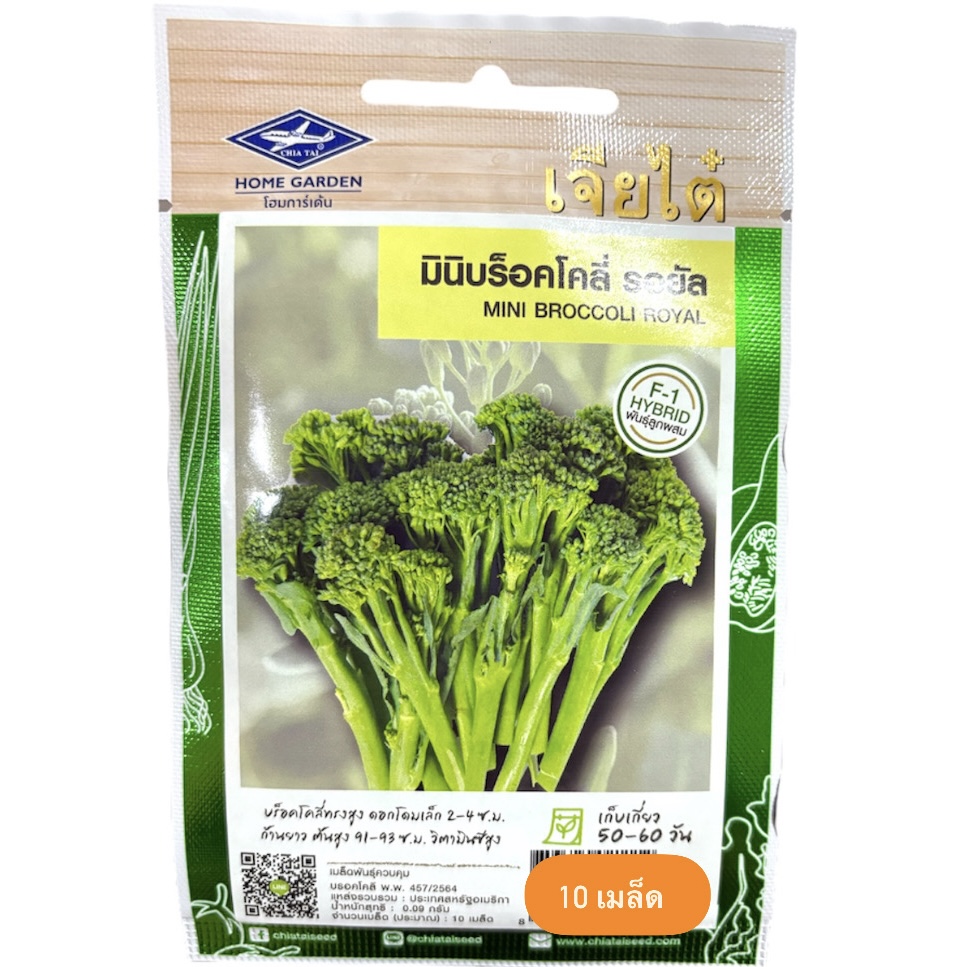 เจียไต๋ มินิบร็อคโคลี่ MINI BROCCOLI (10 เมล็ด)