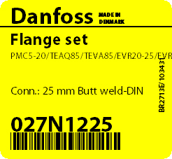 Flange set Code 027N1225