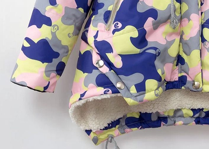 PreOrderไซส์ใหญ่ - เสื้อกันหนาวแฟชั่น ไซส์ใหญ่ ลายทหาร ข้างในเป็นขนสัตว์ มี Hood หนา สี : น้ำเงิน / สีเขียว