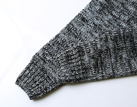 PreOrderเสื้อผ้าคนอ้วน - เสื้อโค้ทกันหนาวไซส์ใหญ่ ไหมพรมตัวยาวหนา ถักลาย สีเทา