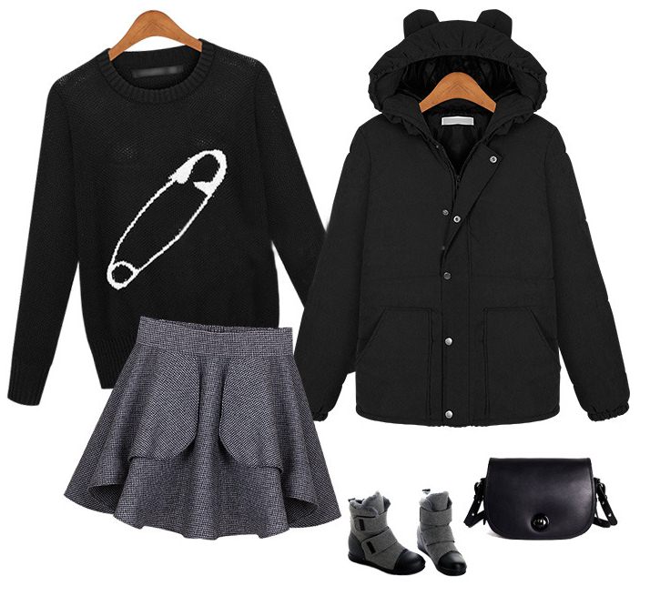 PreOrderไซส์ใหญ่ - เสื้อกันหนาวแฟชั่น ไซส์ใหญ่ หนาใยฝ้าย ไม่หนัก มีHood สี : ดำ / น้ำเงิน / ชมพู