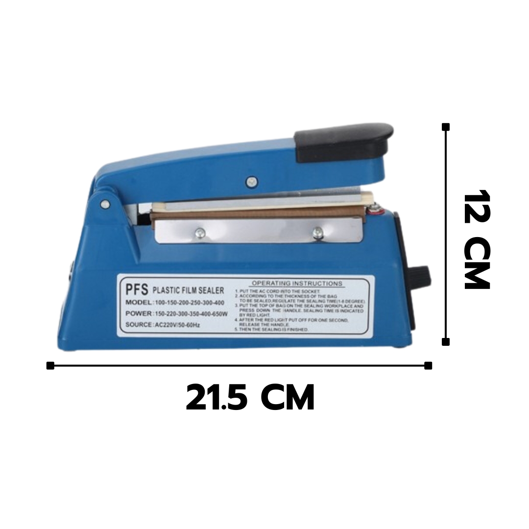เครื่องซีลไฟฟ้าแบบมือกด Bag Sealer ขนาด 5 นิ้ว PFS100 สำหรับซีลถุงพลาสติก PP และ PE รหัส 2488