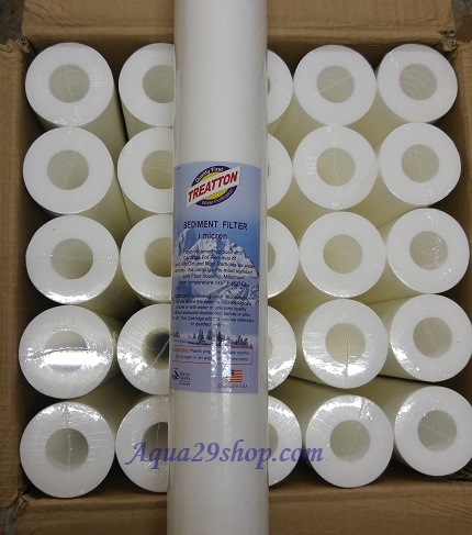 ไส้กรองน้ำ PP ยี่ห้อ Treatton ขนาด 40 นิ้ว 1 ไมครอน (1 ลัง=25ชิ้น)