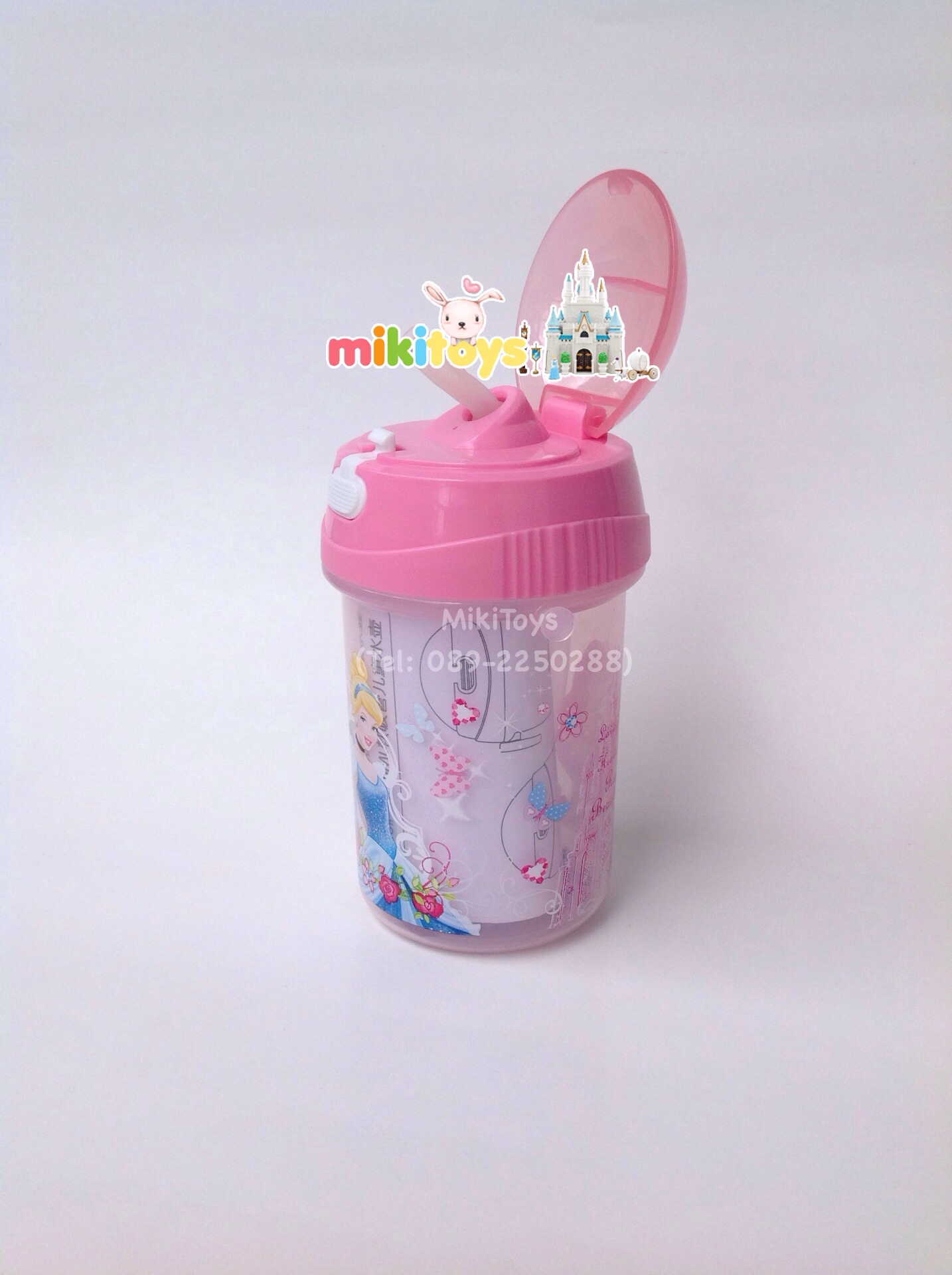 กระติกน้ำ เจ้าหญิง Princess Disney 350ml. #Snowwhite#Cinderella#Ariel (ฟรีค่าจัดส่ง)