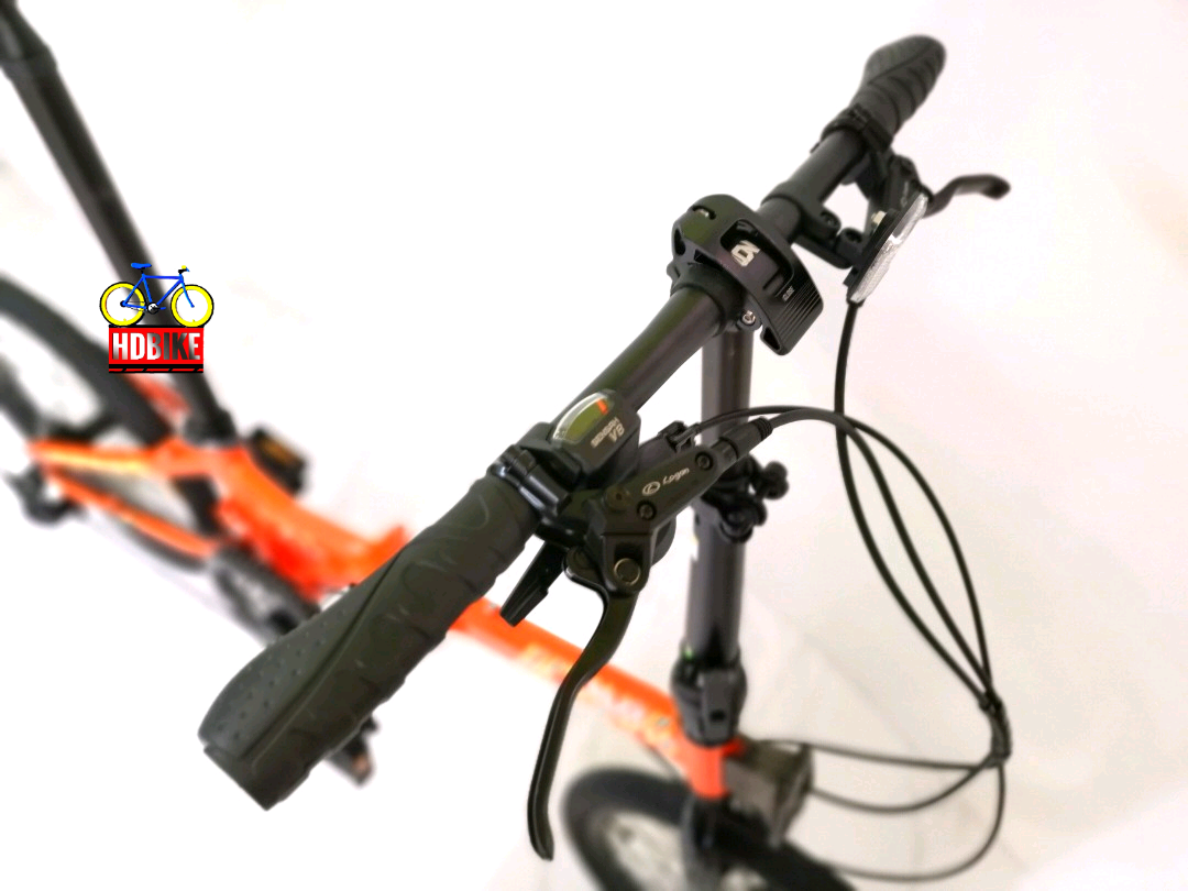 จักรยานพับได้ Police TEXAS เฟรมอลูมิเนียม ล้อ20นิ้ว เกียร์8สปีด ดิสเบรคน้ำมัน