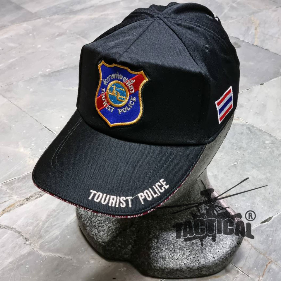 หมวกแก๊ป ตำรวจท่องเที่ยว ซิปหลัง