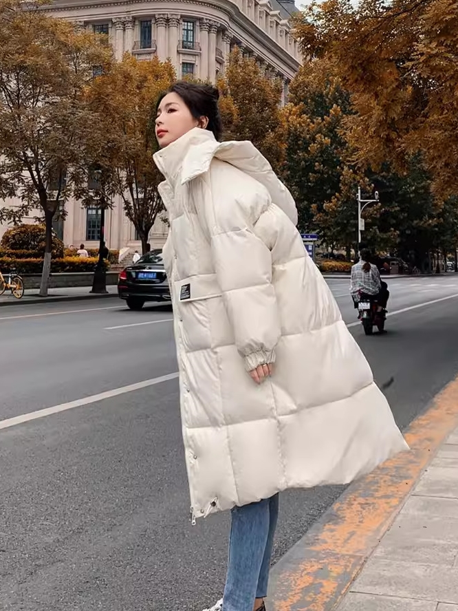 2324-0033 เสื้อแจ๊คเก็ตยาว Oversize เล็กใหญ่ใส่ได้จ้า