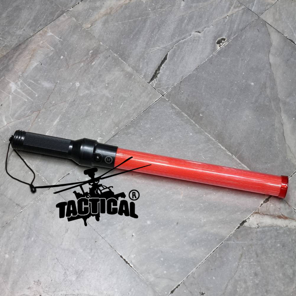 กระบองไฟจราจร ใส่ถ่านก้อนใหญ่