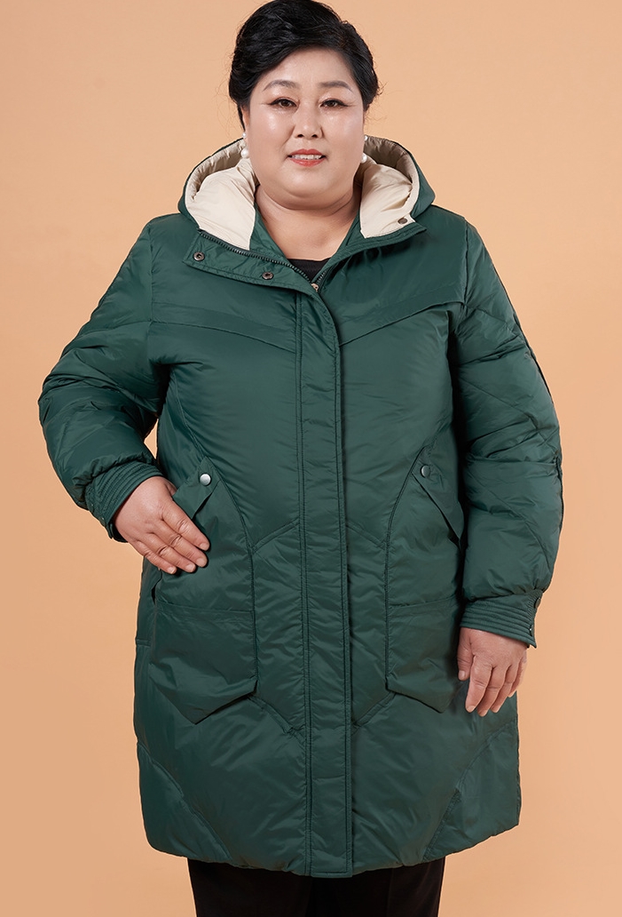 2324-0083 เสื้อกันหนาวขนเป็ด ของคุณแม่ ไซส์ใหญ่