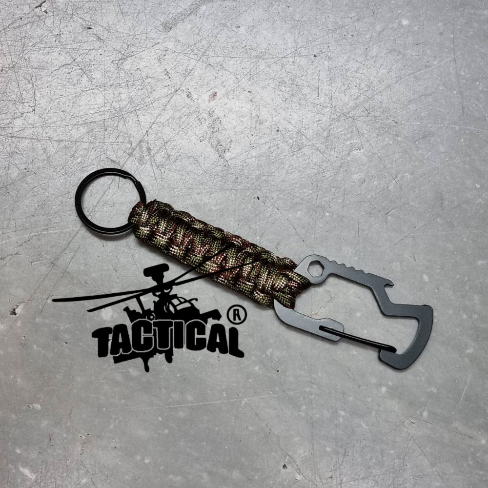 (รวม) พวงกุญแจเชือก Carabiner Tactical Link