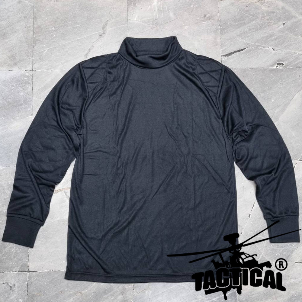 เสื้อยืดแขนยาวคอพัน ผ้า TC (ดำ เขียว กรมท่า)