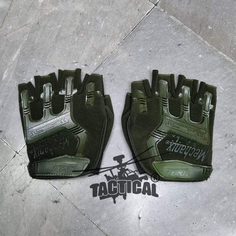 ถุงมือครึ่งนิ้ว Mechanix รุ่น M-Pact (บาง) Free Size