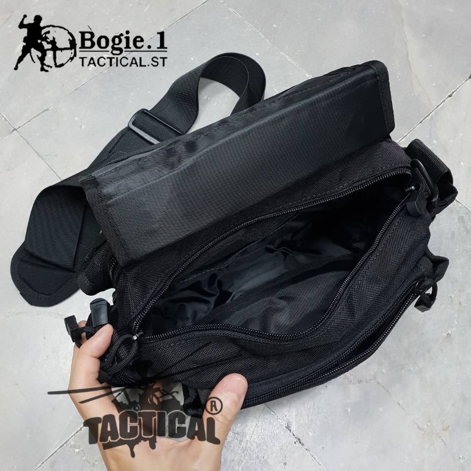 กระเป๋าปืนสะพายไหล่ สี่เหลี่ยมกลาง ผ้า Cordura