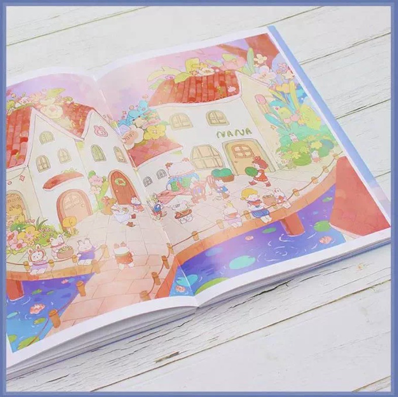 หนังสือภาพ Rabbit Town เมืองแห่งกระต่าย โดย Xia Qijiang