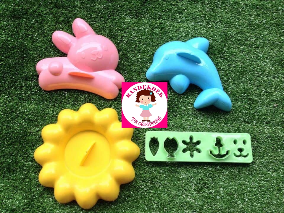 แม่พิมพ์ข้าวเซตเบนโตะ 4ชิ้นสุดคุ้ม